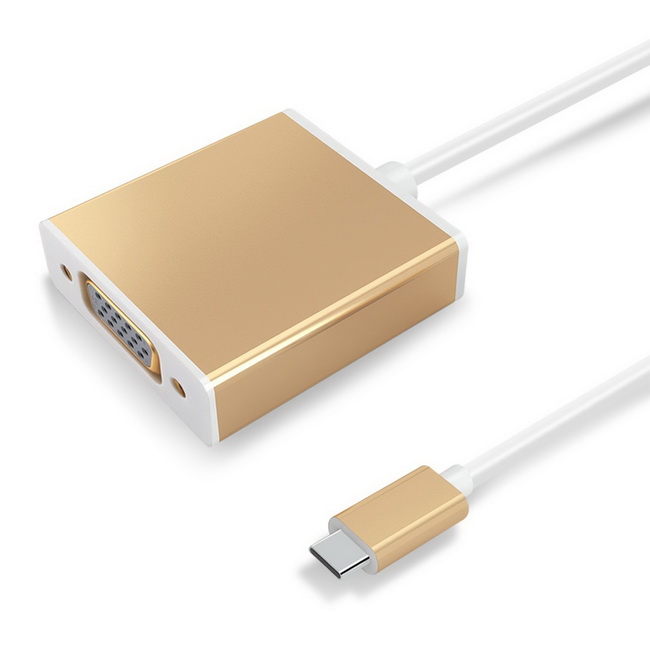 Cáp USB-C to VGA Adapter - USB 3.1 Type C to VGA Adapter chính hãng giá rẻ